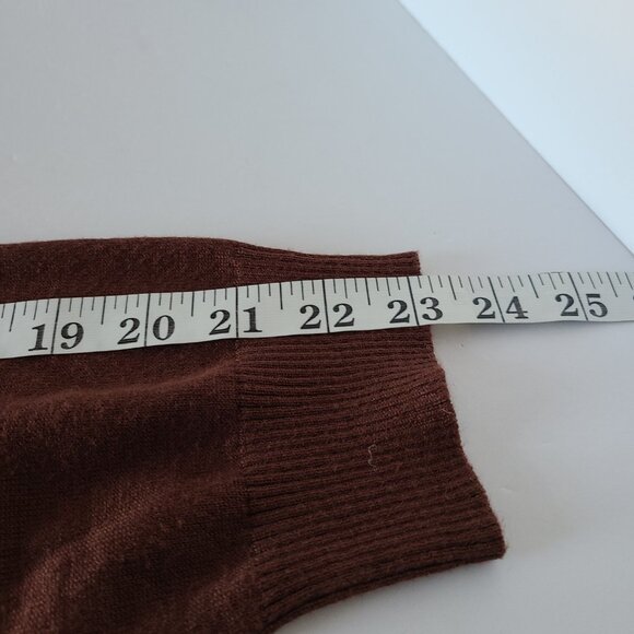 PLUS SIZE RETROLOGY TOSSED LEAF CREWNECK SWEATER| CHOCOLATE FONDANT COMBO |SZ 2X - Picture 8 of 10